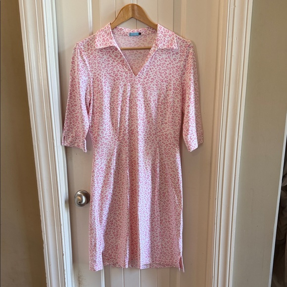 J Mclaughlin Dresses & Skirts - J McLaughlin pink and white dress